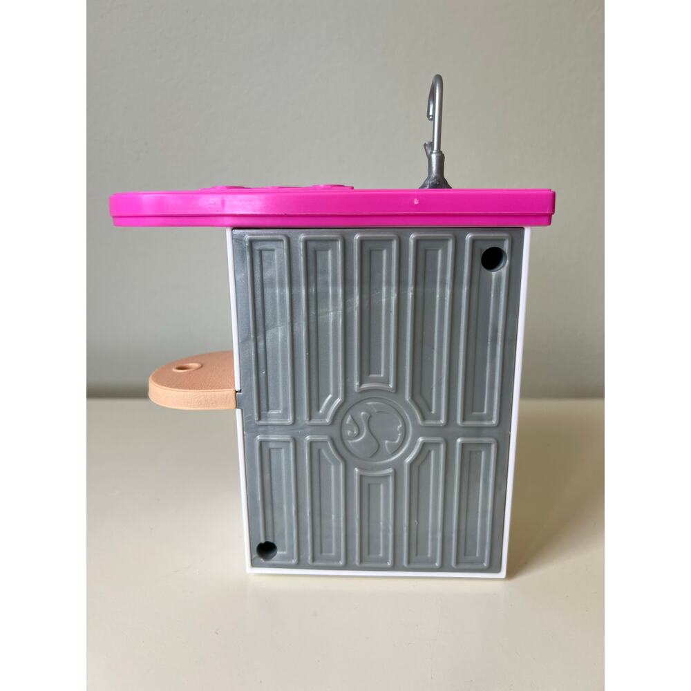 Barbie Doll House Kitchen Replacement Lot Sink Dishwasher Counter Mattel 2018 - Picture 9 of 9